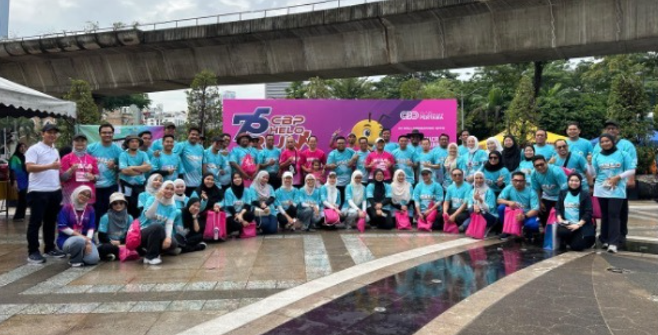 CBP Helo Run 75th Anniversary — event backdrop and signage